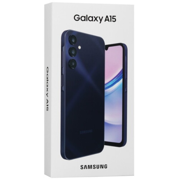 6.5" Смартфон Samsung Galaxy A15 128 ГБ темно-синий