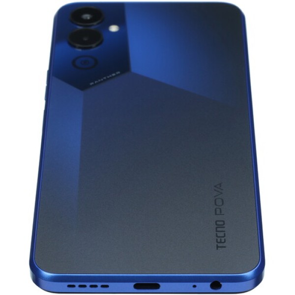 Смартфон Tecno Pova 4 8/128Gb [6,82"/LTE/NFC/Cam50Mpx+QVGA/6000mAh/Cryolite Blue]