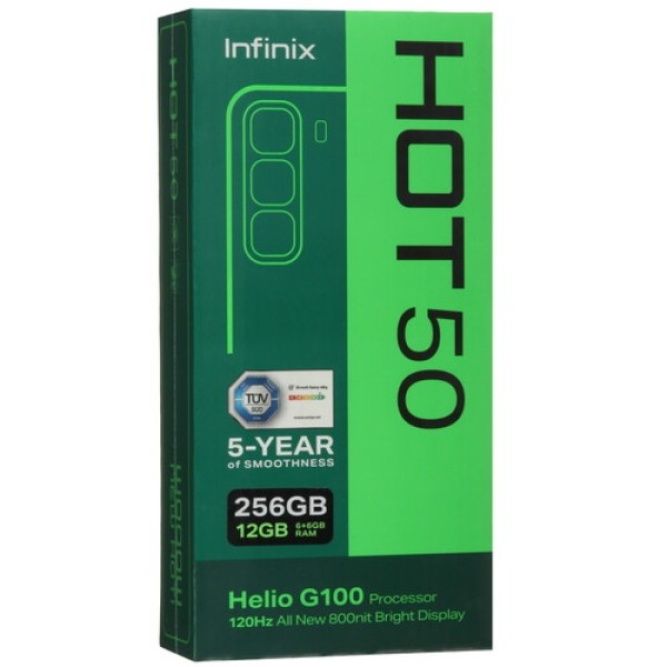 6.78" Смартфон Infinix HOT 50 256 ГБ серый