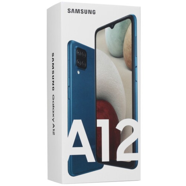 6.5" Смартфон Samsung Galaxy A12 64 ГБ синий (А125F)