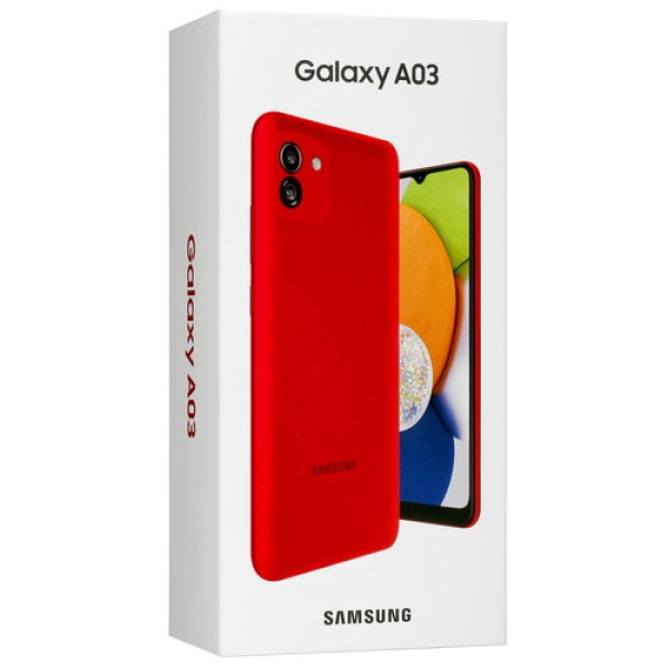 6,5'' Смартфон Samsung Galaxy A03 32Gb красный [LTE/Cam48+2Mpx5000mAh]