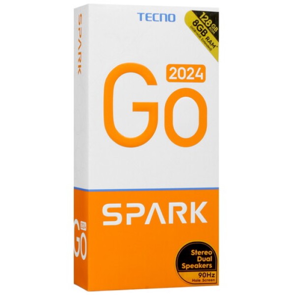 6.56" Смартфон Tecno SPARK GO 2024 128 ГБ голубой