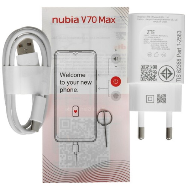 6.9" Смартфон Nubia V70 Max 128 ГБ зеленый