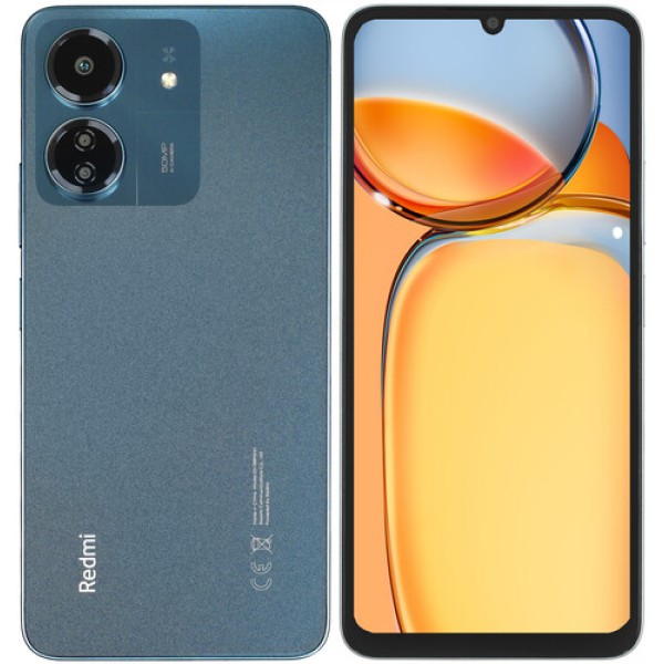 6.74" Смартфон Xiaomi Redmi 13C 256 ГБ синий