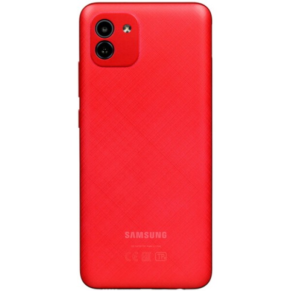 6,5'' Смартфон Samsung Galaxy A03 32Gb красный [LTE/Cam48+2Mpx5000mAh]