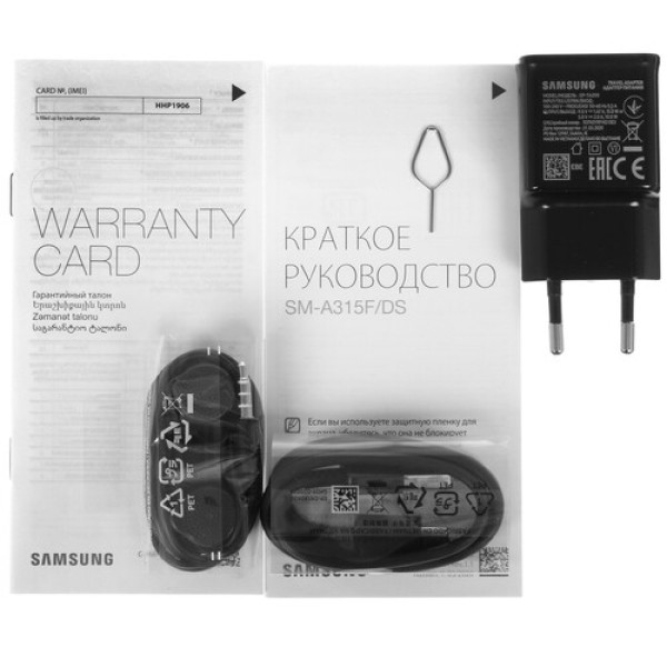 Смартфон Samsung SM-A315F Galaxy A31 6.4" Black 64Gb MTK6768/4Gb/2400x1080/sAMOLED/Cam48+8+5+5/20Mp/5000mAh/Android