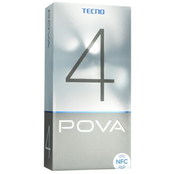 Смартфон Tecno Pova 4 8/128Gb [6,82"/LTE/NFC/Cam50Mpx+QVGA/6000mAh/Uranolith Grey]