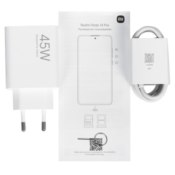 6.67" Смартфон Xiaomi Redmi Note 14 Pro+ 5G 256 ГБ голубой