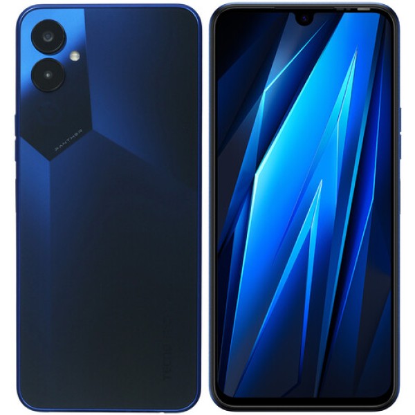 Смартфон Tecno Pova 4 8/128Gb [6,82"/LTE/NFC/Cam50Mpx+QVGA/6000mAh/Cryolite Blue]