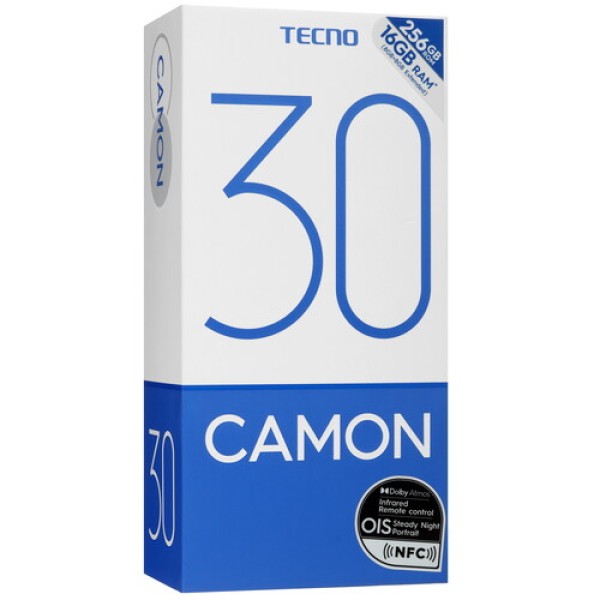 6.8" Смартфон Tecno CAMON 30 4G 256 ГБ зеленый