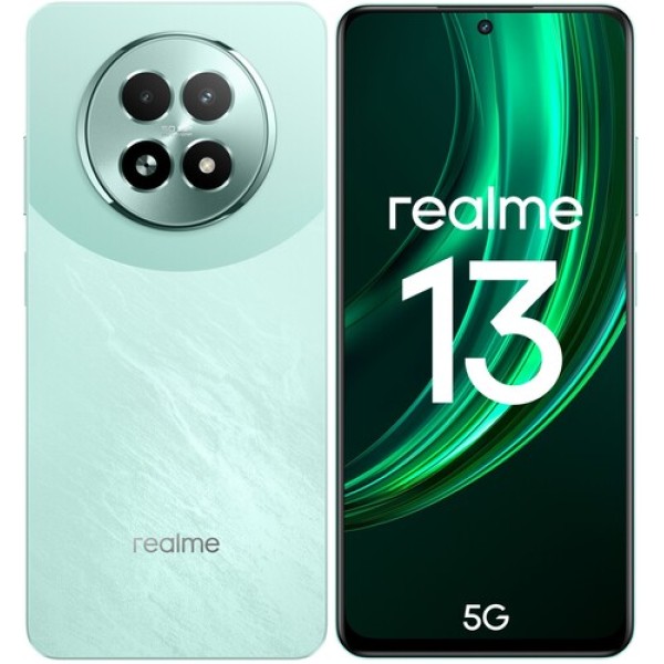 6.72" Смартфон realme 13 5G 256 ГБ зеленый