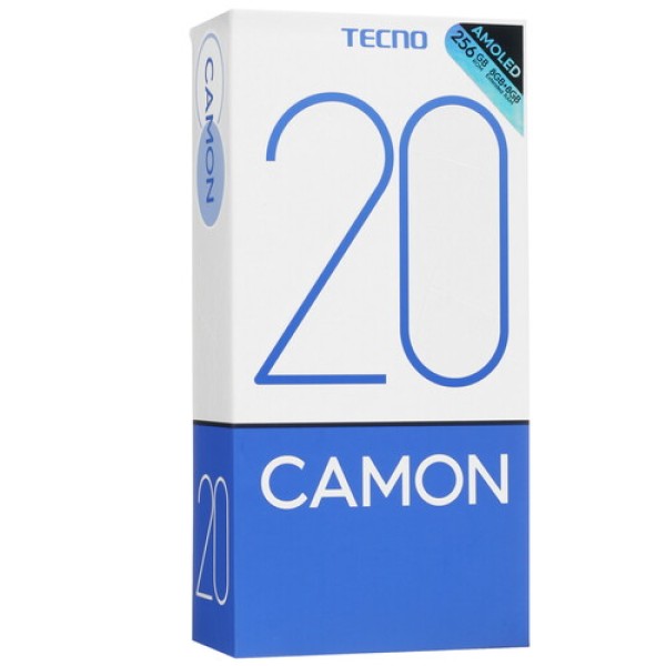 6.7" Смартфон Tecno CAMON 20 256 ГБ голубой
