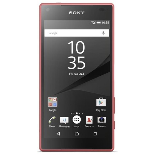 Смартфон Sony XPERIA Z5 Compact 4.6" 32Gb Coral 8(4x2/4x1.5Ghz)/2048Mb/1280x720/IPS/3G/LTE/GPS/NFC/Cam23/2700mAh/And5.1