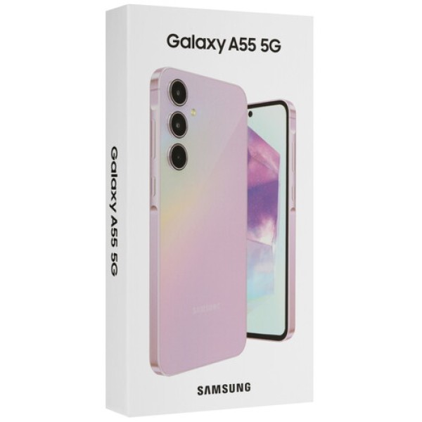 6.6" Смартфон Samsung Galaxy A55 128 ГБ фиолетовый