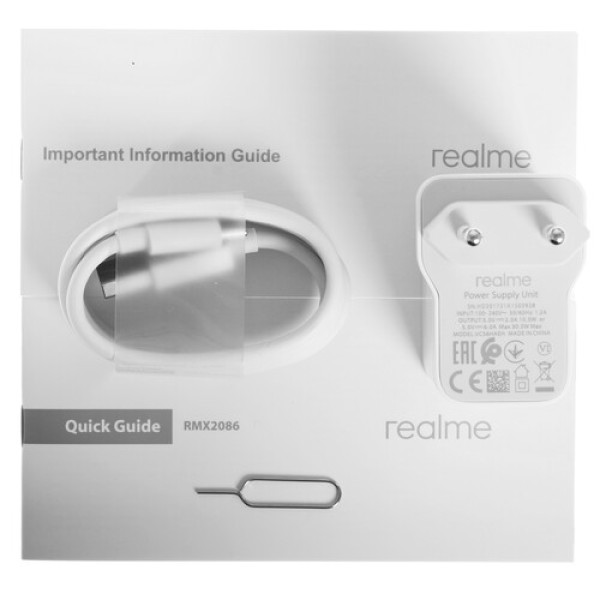 Смартфон realme X3 6.57" 128Gb White Snapdragon 855 Plus/8(1x2.96Ghz+3x2.42Ghz+4x1.8Ghz)/8Gb/2400x1080/2SIM/LTE/Cam64+8+8+2/4200mAh/Android 10