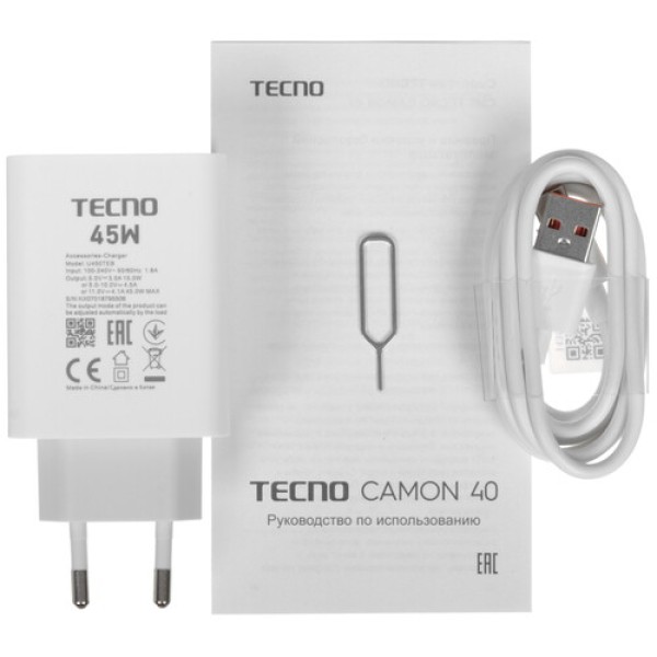 6.78" Смартфон Tecno CAMON 40 256 ГБ черный