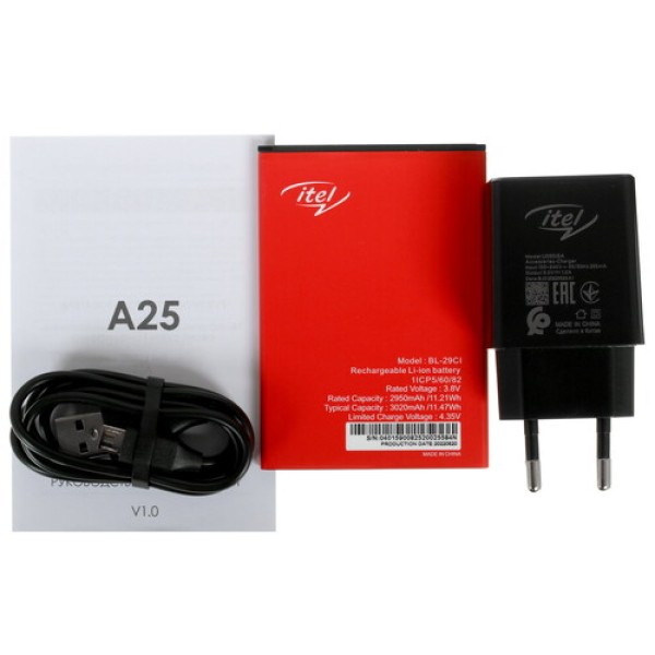 5" Смартфон Itel A25 16 ГБ фиолетовый