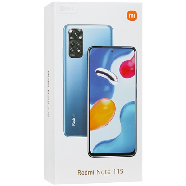 6.43" Смартфон Xiaomi Redmi Note 11S 4G 64 ГБ синий