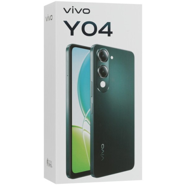 6.74" Смартфон Vivo Y04 128 ГБ зеленый