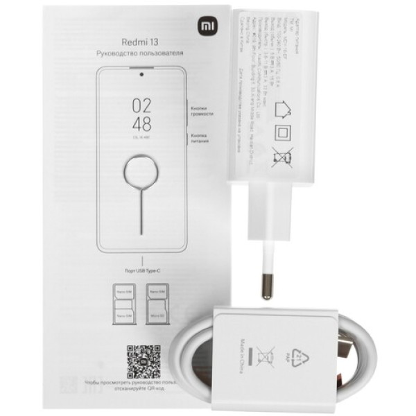 6.79" Смартфон Xiaomi Redmi 13 256 ГБ черный
