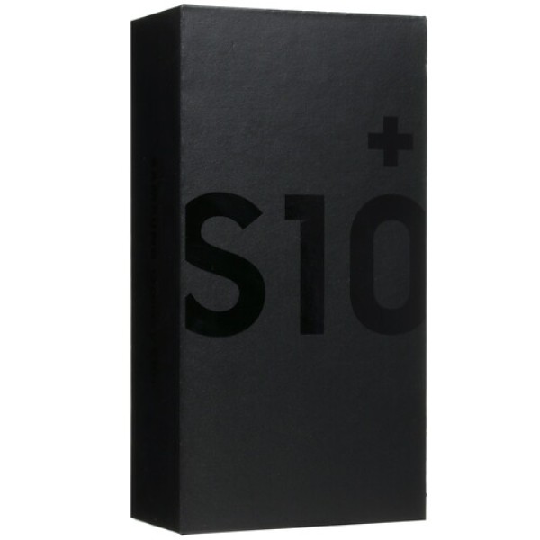 Смартфон Samsung S10+ 6.4" 128Gb Ceramic Black 8(2x2.0Ghz+2x2.0Ghz+4x1.0Ghz)/8Gb/3040x1440/DynamicAMOLED/LTE/NFC/IP68/Cam16+12+12/4100mAh/Android 9.0