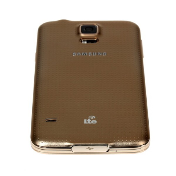 Смартфон Samsung SM-G900 Galaxy S5 5.1" 16Gb Gold 4x2.5Ghz/2048Mb/1920x1080/SuperAmoled/3G/LTE/GPS/Cam16/Android 4.4