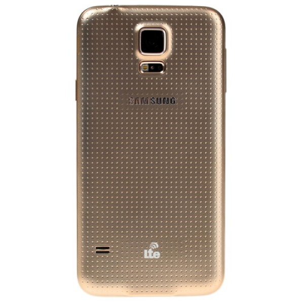 Смартфон Samsung SM-G900 Galaxy S5 5.1" 16Gb Gold 4x2.5Ghz/2048Mb/1920x1080/SuperAmoled/3G/LTE/GPS/Cam16/Android 4.4