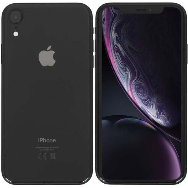 Смартфон Apple iPhone Xr 6,1" 64Gb Black 6x2.5Ghz/3072Mb/1792х828/IPS/LTE/NFC/IP67/Cam12/iOS