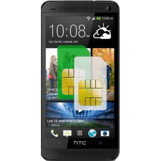 Смартфон HTC One Dual Sim 4.7" 32Gb Black 4x1.7Ghz/2048Mb/1920x1080/Super LCD3/3G/GPS/Cam4/Android 4.2
