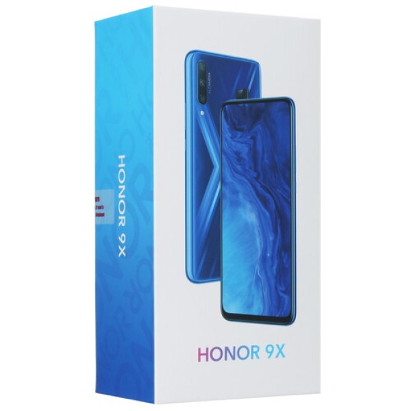 Смартфон Honor 9X Premium 6/128Gb [6,59"/LTE/NFC/Cam48+8+2Mpx/4000mAh/Blue]