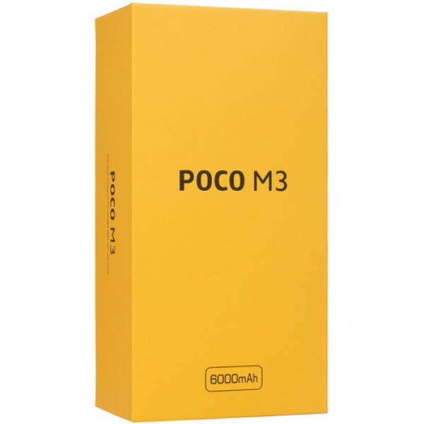 Смартфон POCO M3 4/64Gb [6,53"/LTE/Cam48Mpx/6000mAh/Blue]