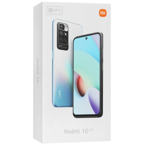 6.5" Смартфон Xiaomi Redmi 10 2022 64 ГБ белый