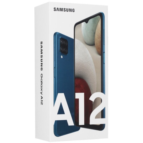 6.5" Смартфон Samsung Galaxy A12 32 ГБ синий (А125F)