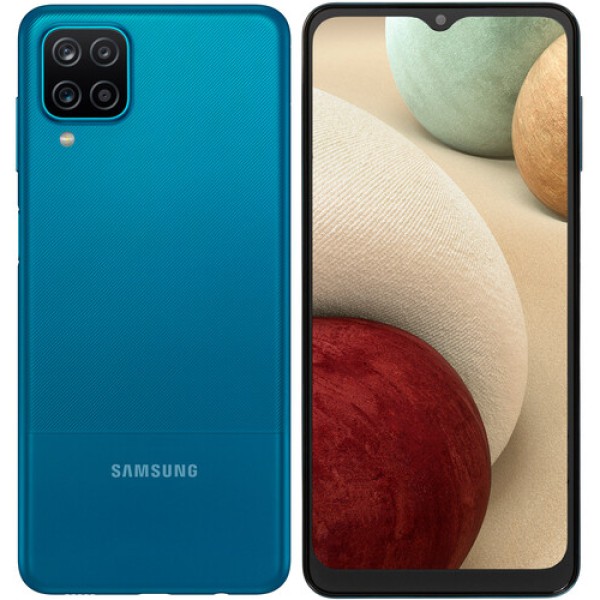 6.5" Смартфон Samsung Galaxy A12 64 ГБ синий (А127F)