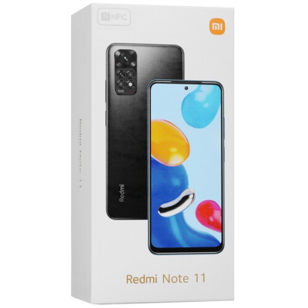 Смартфон Xiaomi Redmi Note 11 4/128Gb [6,43"/LTE/NFC/Cam50+8Mpx/5000mAh/Graphite Gray]