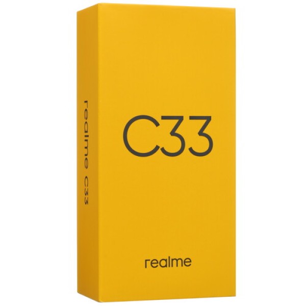 6.5" Смартфон realme C33 32 ГБ голубой