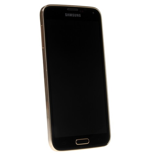 Смартфон Samsung SM-G900 Galaxy S5 5.1" 16Gb Gold 4x2.5Ghz/2048Mb/1920x1080/SuperAmoled/3G/LTE/GPS/Cam16/Android 4.4