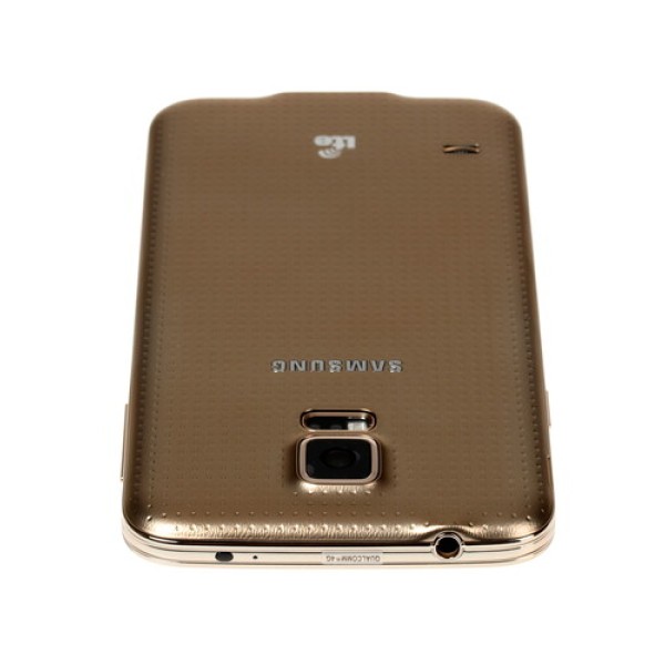 Смартфон Samsung SM-G900 Galaxy S5 5.1" 16Gb Gold 4x2.5Ghz/2048Mb/1920x1080/SuperAmoled/3G/LTE/GPS/Cam16/Android 4.4