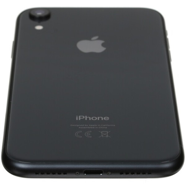 Смартфон Apple iPhone Xr 6,1" 64Gb Black 6x2.5Ghz/3072Mb/1792х828/IPS/LTE/NFC/IP67/Cam12/iOS