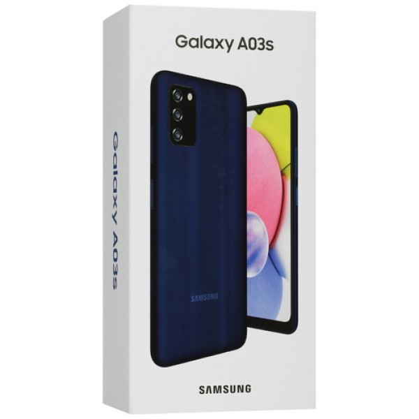 6.5" Смартфон Samsung Galaxy A03s 32 ГБ синий