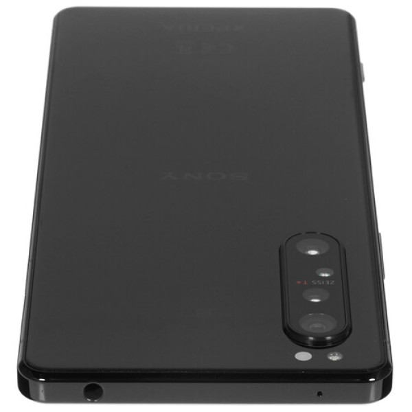Смартфон Sony Xperia 1 II 6.5" 256Gb Black Snapdragon 865/8(3x2.42Ghz, 4x1.8Ghz,1x2.84Ghz)/8Gb/3840x1644/1SIM/5G/NFC/Cam12+12+12/4000mAh/And 10