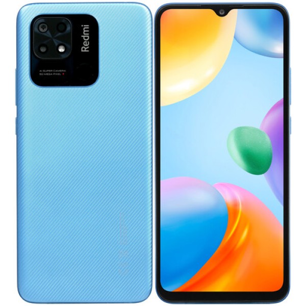 6.71" Смартфон Xiaomi Redmi 10C 64 ГБ синий