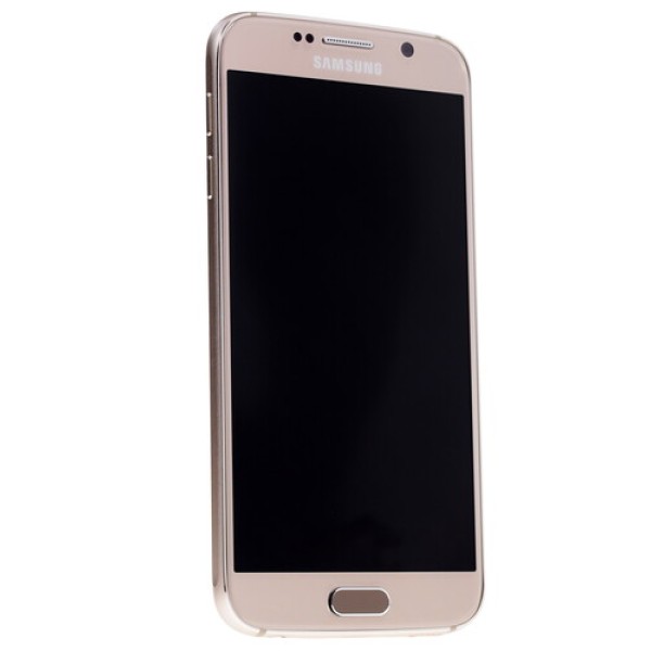 Смартфон Samsung SM-G920 Galaxy S6 5.1" 32Gb Gold 8x1.5Ghz/3072Mb/2560x1440/3G/LTE6/GPS/Cam16/2550mAh/Android 5.0