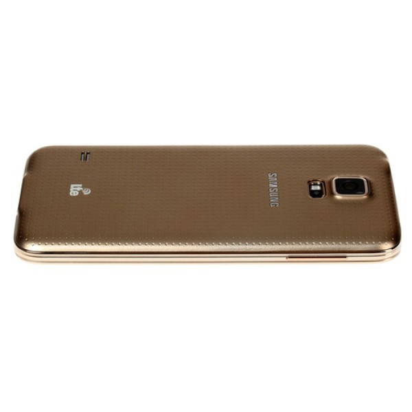 Смартфон Samsung SM-G900 Galaxy S5 5.1" 16Gb Gold 4x2.5Ghz/2048Mb/1920x1080/SuperAmoled/3G/LTE/GPS/Cam16/Android 4.4