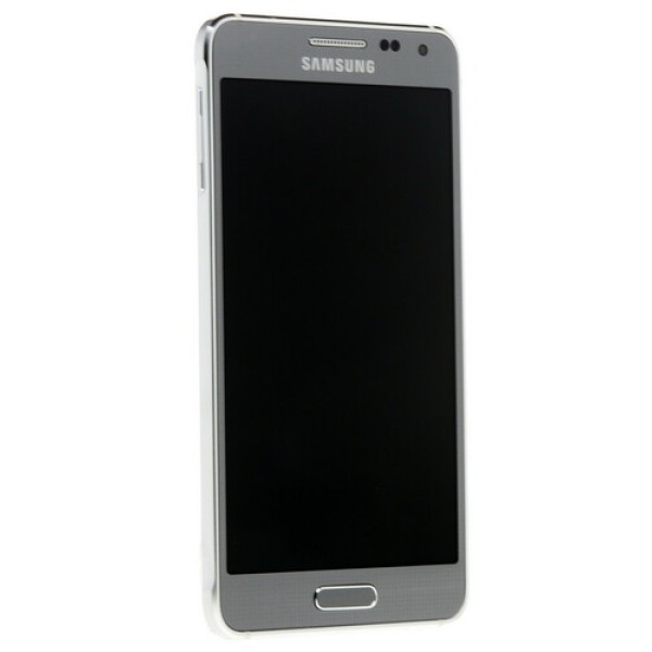 Смартфон Samsung SM-G850 Galaxy Alpha 4.7" 32Gb Silver 8(4x1.8/4х1,3Ghz)/2048Mb/1280x720/IPS/3G/LTE/GPS/Cam12/And 4.4