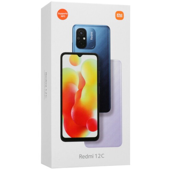 6.71" Смартфон Xiaomi Redmi 12C 128 ГБ синий
