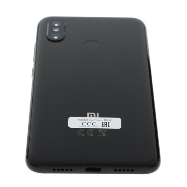 Смартфон Xiaomi Mi 8 6/64Gb [6,21"/LTE/NFC/Cam12+12Mpx/3400mAh/Black]