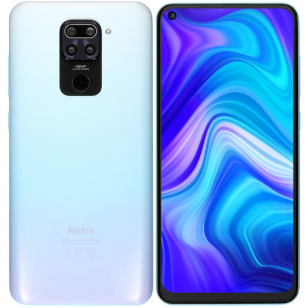 6.53" Смартфон Xiaomi Redmi Note 9 64 ГБ белый