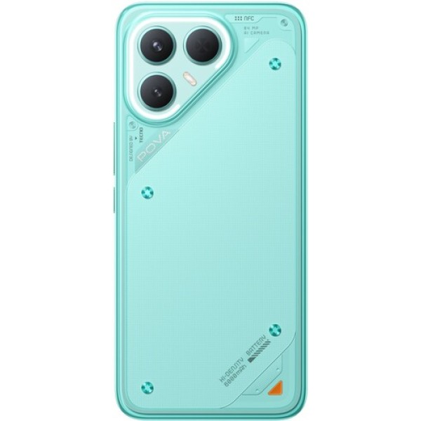 6.78" Смартфон Tecno POVA 7 Pro 5G 256 ГБ бирюзовый
