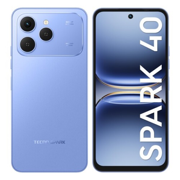6.67" Смартфон Tecno SPARK 40 256 ГБ голубой